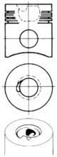 Stempel - 92824600 KOLBENSCHMIDT - 5000588203, 51.02501-6021, 5000588501