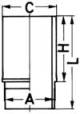 Sylinderforing - 89024110 KOLBENSCHMIDT - 4750806, 4850230, 4850231