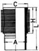 Sylinderforing - 89083110 KOLBENSCHMIDT - 02233634, 02234078, 02290637