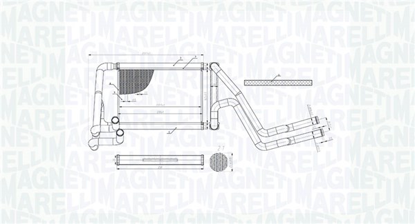 350218488000, Varmeveksler, kupeoppvarming, Výměník tepla, vnitřní vytápění, MAGNETI MARELLI, 97138-2Y000, 1.18.15113, 54430, 707071, 811648, 82016700, 94077, AH318000S, KA6306