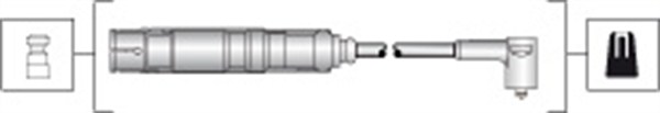 Tennplugg kabelsett - 941318111282 MAGNETI MARELLI - 071905409C, 071905409G, 071905409J
