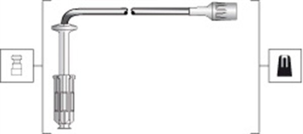 Tennplugg kabelsett - 941318111284 MAGNETI MARELLI - ZEF1412