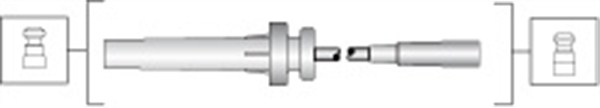 Tennplugg kabelsett - 941318111286 MAGNETI MARELLI - ZEF1327