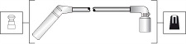 Tennplugg kabelsett - 941318111292 MAGNETI MARELLI