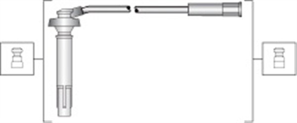 Tennplugg kabelsett - 941318111309 MAGNETI MARELLI
