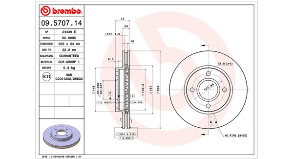 360406025300, Bremseskive, Brzdový kotouč, MAGNETI MARELLI, 1514233, F5RZ1125A, F8RZ1125DA, 1757848, F5RZ-1125A/B, YS2Z1V125AA, 4056029, F5RZ1125AB, 4070865, F5RZ1125B, 5026784, 6784094, 93BB1125D3C, 93BX1124AC, 93BX1125AC, 93BX1125AE, 05645, 09.5707.10, 0986478170, 129316, 14.0200, 16190, 186277, 202533, 230316, 24.0124-0120.1, 24439E, 250.1332.00, 37-0383, 51026