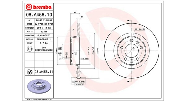 360406075800, Bremseskive, Brzdový kotouč, MAGNETI MARELLI, 0001647883580, 1611841080, 424922, SU001A1062, 1618864380, 424923, 424991, 9404249918, SU001B4570, 1647883580, 9467548487, 08.A456.10, 0986479379, 17774, 197099, 203736, 230888, 24011401161, 440311800, 54571, 92157100, BDA2382.10, BG4085, DDF1602, DF4945, DI956685, 08.A456.11, 1815203735, 313736, 414116