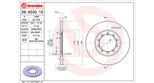 360406089100, Bremseskive, Brzdový kotouč, MAGNETI MARELLI, 1371420, 1464031, 2262937, 6C112A315AB, ME6C1J2A315AB, 08.A530.10, 0986479390, 0986479R92, 17787, 187152, 202577, 24.0116-0126.1, 250135900, 54520, 92152000, BDA2436.10, BG4075, DDF1537, DF6049, DI956399, DSK2527, MDC1811C, 08.A530.14, 1815202575, 24011601261, 250135920, 312577, 92152003, DDF1537C, 08A53010