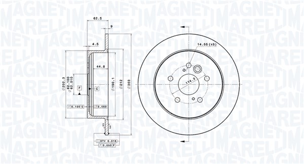 360406111800, Bremseskive, Brzdový kotouč, MAGNETI MARELLI, 4243142040, T113502075, 4243142041, 0833183, 08.A333.10, 0986479338, 204574, 24010901521, 54441, 590259000, 92144103, 980210, BD126223, BDR2313.10, BG3691, BR31361, CW09152, DDF1486, DF4441, 08.A333.11, 314574, 409152, 590259020, DDF1486C, MDC1513
