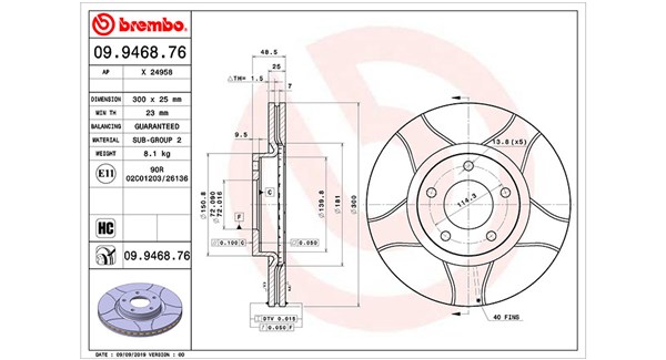 360406056805, Bremseskive, Brzdový kotouč, MAGNETI MARELLI, BP6Y3325XD, BP6Y3325XE, BP6Y3325XF, C26Y3325X, C26Y3325XA, C26Y3325XB, C26Y3325XC, C26Y3325XD, 0833059, 0986479183, 09.9468.76, 17637, 203253, 24012501701, 24958, 370307700, 54304, 92130400, 980283, BD126328, BG3928, BR31363, BS8577, CW25170, DDF1312, DF4385, DI956351, MDC1692, 0986AB6162, 09946821