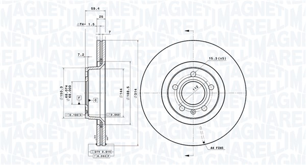 360406002301, Bremseskive, Brzdový kotouč, MAGNETI MARELLI, 4F0615301D, L4FD615301, 0986479301, 09.9540.11, 100331720, 17625, 197052, 204799, 24012501491, 24931E, 54322, 562271B, 562271J, 92132200, BDR2268.20, BG3942, BS8550, DDF1291, DF4470, DI956465, DSK2278, MDC1742C, 0986AB6112, 09954011, 100331752, 18152047126, 314799, 425149, 92132205, BDRS2268.25