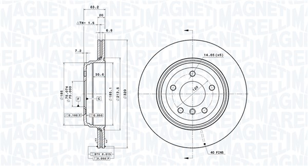 360406003901, Bremseskive, Brzdový kotouč, MAGNETI MARELLI, 34216753215, 34216772085, 34216778965, 34216864061, 0833055, 0986479056, 09.9425.10, 140798, 1421067, 150.3405.00, 17533, 197084, 201561, 20924344, 230815C, 24.0120-0183.1, 24032001831, 24344, 24926, 3081901, 3155233062, 34278, 54227, 562319B, 562319J, 6043602, 6654.10, 812011157, 92122700, 980379