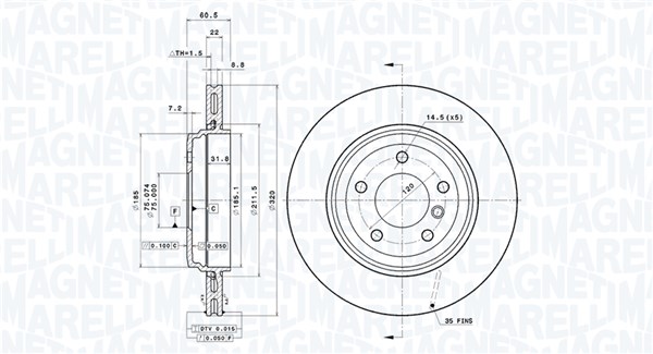 360406004201, Bremseskive, Brzdový kotouč, MAGNETI MARELLI, 34201166073, 34216855157, 34216864052, 0833046, 0986478975, 09.9590.11, 150129520, 17026, 186883, 201545, 230519C, 24012202091, 24032202091, 24936V, 34219, 50319, 562318B, 562318J, 92107000, 980126, BD126246, BG3831, BR34219, BV8555, DDF1280, DF4212, DI956072, DSK2080, MDC1404, 09959011