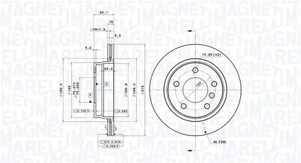 360406016601, Bremseskive, Brzdový kotouč, MAGNETI MARELLI, 34211162315, 34211164403, 34211165211, 34216855155, 34216864903, 0832741, 09.7727.11, 0986478642, 150128320, 16339, 186559, 201535, 230450C, 24011901071, 24750V, 34228, 50436, 562003B, 562003J, 92072400, 980195, BD125574, BG3041C, BR34228, BV8337, CW19107, DDF831, DF2767, DI955543, DSK681