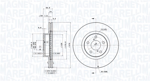 360406045401, Bremseskive, Brzdový kotouč, MAGNETI MARELLI, 26300AE00A, SU00300585, 26300AE00B, 26300AE00C, 26300AE050, 26300-AE050, 26300AE070, 26300-AE070, 26300AE071, 26310AA081, 26310AA091, 26310AA092, 26310-AA092, 26310AA101, 26310AA120, 26310-AA120, 26310AA121, 26310AA151, 32006172, 0832542, 09.5674.20, 0986479147, 140518, 16632, 204406, 24.0124-0145.1, 24424E, 25583, 26049, 31059