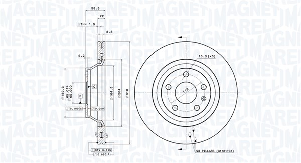 360406075101, Bremseskive, Brzdový kotouč, MAGNETI MARELLI, 8J0615601A, 0986479250, 09.9768.11, 100332920, 17501, 2047163, 230920C, 24012202421, 34404, 450445, 54606, 92121600, 980695, BD180103, BDR2484.20, BG4090, BR900814, DDF1591, DF4307S, DI956628, DSK2809, MDC2290, 0986479466, 09976811, 100332952, 17861, 230941C, 24013201181, 3147163, 92121605