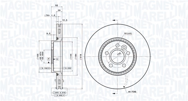 360406077300, Bremseskive, Brzdový kotouč, MAGNETI MARELLI, 1380046, 30769061, LR000470, 1404955, 307690610, LR027107, 1405509, 314007640, 1434812, 1434815, 1864276, 6G9N2C375AC, 6G9N2C375DA, 6G9N2C375DB, 6G9N2C375DC, 0833270, 0986479620, 09.A426.10, 202570, 24012801621, 24032801621, 34380, 54623, 610371120, 92162303, 980642, BD18003, BDA2469.20, BG4123, BR900852
