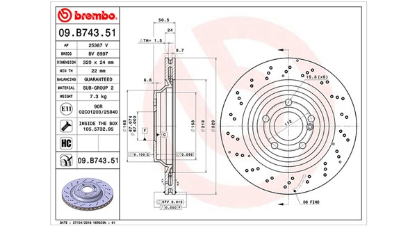 Bremseskive - 360406118601 MAGNETI MARELLI - 0004231512, 2314230512, A0004231512