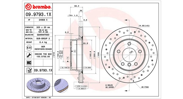 360406087102, Bremseskive, Brzdový kotouč, MAGNETI MARELLI, 34216764651, 34216783754, 34216792227, 34216855007, 0833220, 0986479218, 09.9793.1X, 150342620, 17603, 197049, 201558, 230818C, 24012001951, 24032001951, 24968V, 34315, 54330, 562316B, 562316J, 92133000, 980490, BD126524, BG3901C, BR900662, BV8587, DDF1549, DF4450, DI956486, MDC1647C, 0986AB6412