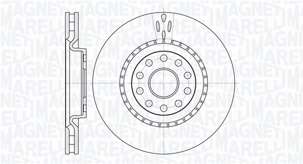 361302040400, Bremseskive, Brzdový kotouč, MAGNETI MARELLI, 46776750, 09.8004.10, 0986478963, 197137, 23-0611C, 24012801791, 24794, 54158, 92115800, BG3723, BS8420, DDF1162, DF4220, DI956174, MDC1563, 09.8004.11, 09800411
