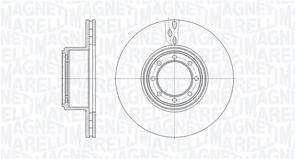 361302040486, Bremseskive, Brzdový kotouč, MAGNETI MARELLI, 0000002996033, 2996033, 7188210, 09.9761.10, 230.6270.20, 23-1040C, 25077, 54753, 92175300, BDS1362, BG4102, BS8665, DF6688S, DI956750, DSK2535, FCR320A, K206960N50, 230627000, 93175300, 230627020