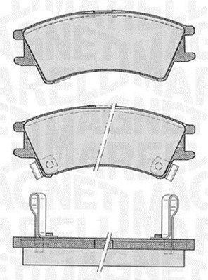 363916060800, Bremsekloss sett, Sada brzdových destiček, kotoučová brzda, MAGNETI MARELLI, 5810102A00, 58115020S0, 067502, 0986424575, 1170535, 120825, 13.0460-5803.2, 22-0361-0, 2323802, 23238.160.1, 267502, 3700, 5005583, 511043, 51673681, 572401J, 598575, 5SP695, 740, 822-361-0, AC698281D, ADB3488, AN8014WK, BP1115, D11109M, FDB1326, FO673681, GDB3165, LP1502, MDB1938