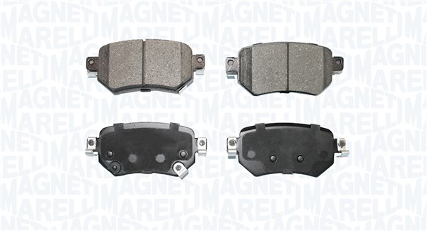 363916060920, Bremsekloss sett, Sada brzdových destiček, kotoučová brzda, MAGNETI MARELLI, GDYL2643Z, GMY02643Z, GMY02643ZA, GMY02643ZB, GMY02643ZC, GMY0-26-43ZC-9A, 0986460010, 1051185, 1170933, 121698, 13.0460-2628.2, 168202, 182263, 2168202, 22-1159-0, 223265, 2234901, 22349.155.1, 35142, 5103319, 511333, 51319, 5SP2109, 6136327, 811050191, 8DB355025561, ADB32386, ADM542112, B1G12013912, BP3707