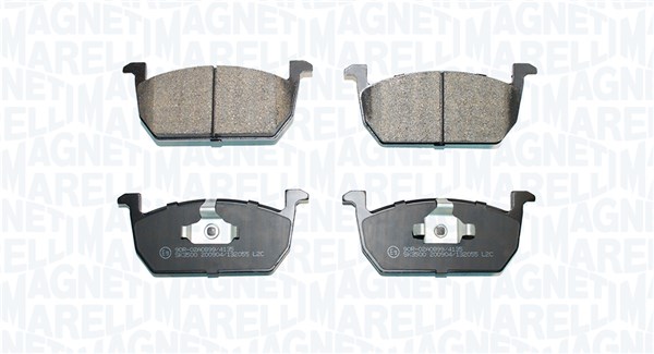 363916061209, Bremsekloss sett, Sada brzdových destiček, kotoučová brzda, MAGNETI MARELLI, 2Q0698151A, 2Q0698151AA, 2Q0698151B, 2Q0698151E, 410606808R, 2Q0698151C, 2Q0698151Q, 6020013035, 2Q0698151G, 2Q0698151R, 5Q0698151E, 5Q0698151H, 0986424846, 13.0460-7335.2, 15012447150, 1682323780, 1710.00, 182285, 21710.00, 22-1214-0, 2263101, 2447150, 5SP2055, 822-1214-0, FDB5069, GDB2159, LP3287, MDB3982, P85167, PCP1610