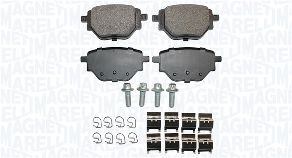 363916061244, Bremsekloss sett, Sada brzdových destiček, kotoučová brzda, MAGNETI MARELLI, 1664737180, 1681449980, 2619501, 5SP2175K, 8DB355040321, P59100, RA.1287.0