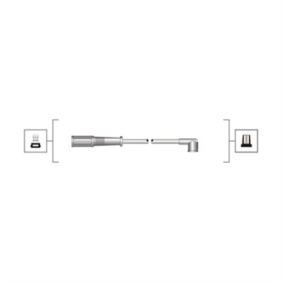 Tennplugg kabelsett - 941319170054 MAGNETI MARELLI - BOU1247, FAM36, BOU-1247