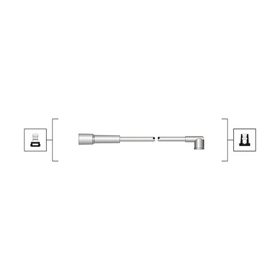 Tennplugg kabelsett - 941319170059 MAGNETI MARELLI