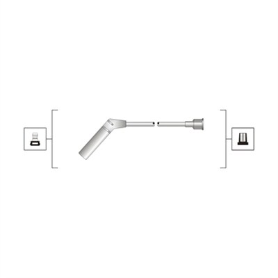 Tennplugg kabelsett - 941319170061 MAGNETI MARELLI - ABM65, ZEF1367