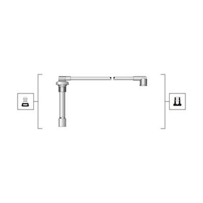 941319170105, Tennplugg kabelsett, Sada kabelů pro zapalování, MAGNETI MARELLI, 49701, 7210, 85820, RCHE73, ZEF838, RC-HE73, RC-HE76