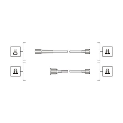 941319170107, Tennplugg kabelsett, Sada kabelů pro zapalování, MAGNETI MARELLI, BOU300, E16, RCLD401, BOU-300, RC-LD401, S16, U16