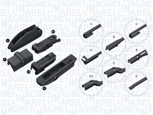 000713617410, Viskerblad, Ostatní, MAGNETI MARELLI, 262202, 3397006829, 578502, 3397008563, 578532, SC40, HF16, HF40