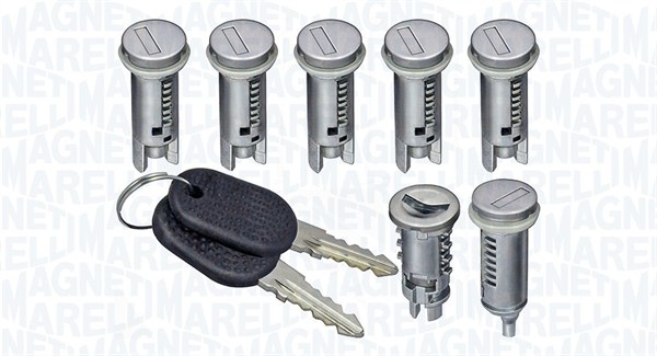 Lukkesylinder sett - 350105028600 MAGNETI MARELLI - 1313412080, 4162C0, 85/207
