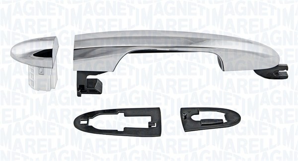 Utvendig dørhåndtak - 350105036200 MAGNETI MARELLI - 735635865, 735740902, 80/844