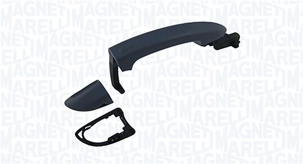 Utvendig dørhåndtak - 350105048400 MAGNETI MARELLI - 3C0837206AGRU, 3C0837206EGRU, 3C0837206BGRU