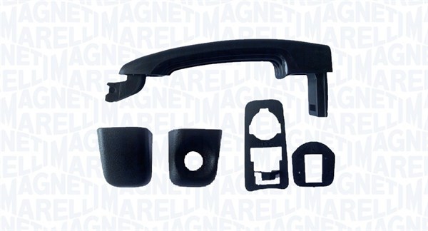 Utvendig dørhåndtak - 350105037000 MAGNETI MARELLI - 4420185, 8060700Q0D, 4420186