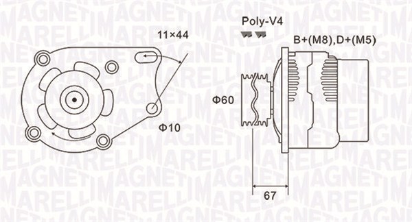 063731153010, Dynamo, Generátor, MAGNETI MARELLI, 46407646, 46430524, 46559015, 46816031, 51700670, 5895033, 7779820, 0986048541, 20110215, 2030134.0, 210019, 218137652, 282734, 301153RI, 440493, 505536065, 8EL737200-001, 9090022, 933414, CA1153IR, CAL30134, DAN630, DRA3414, LRB00215, 2030134.1, 28-2734, 301153RIR, 986048541, CAL30134AS, LRB215