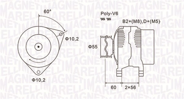 063731577010, Dynamo, Generátor, MAGNETI MARELLI, 6204105, 6204142, 6204149, 90561169, 9200959, 93174497, 0986044030, 2010278.0, 2281411202, 283936, 301577RI, 437546, 8EL737849-001, 9044030, 944030, CA1577IR, CAL10278, DRB4030, LRA02025, 124515005, 284567, 849186, CAL10278AS, 124515080, 28-4567, 986044000, 986044030