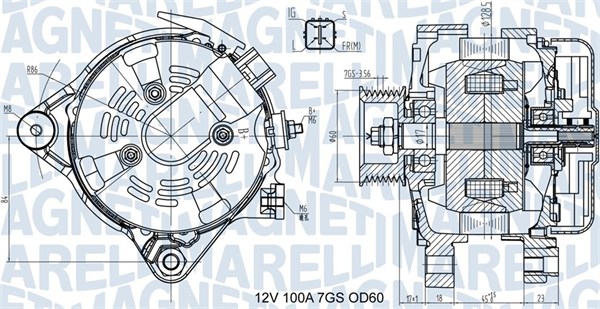 063731613010, Dynamo, Generátor, MAGNETI MARELLI, 27060-28070, 27060-28160, 0124325084, 102211-0750, 12060778EU, 2040209.0, 2351931002, 28-4652, 401613RI, 8EL738051-001, 9046120, 930468, CAL40209, JA1613IR, LEA1105, 102211-0920, 12060826, 124325082, 2040209.1, CAL40209AS, DRA0468, LRA02189, 102211-0921, 986082060, LRA2189, 104210-1360, 104210-3780, DAN952