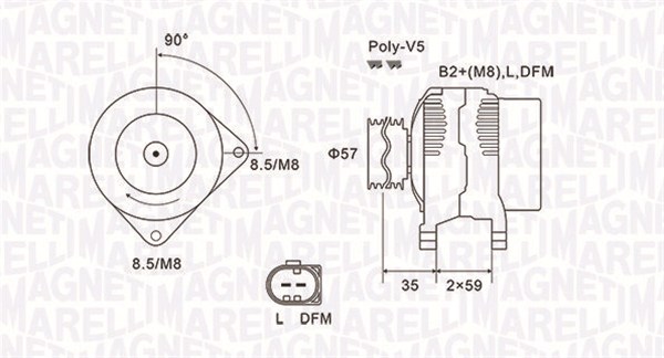 063731675010, Dynamo, Generátor, MAGNETI MARELLI, 030903025E, 03D903025JX, 039903025E, 03D903025E, 03D903025J, 0986049101, 2015208.0, 20179802BN, 210481, 211322902, 2542578, 284731, 301675RI, 305554090, 8EL738006-001, 9090355, 934187, CA1675IR, CAL15208, DRA0078, F000BL04V3, LEA0459, 2015208.1, 210568, 2542746, 28-4731, 301675RIV, 9090389, 986049101, CAL15208AS