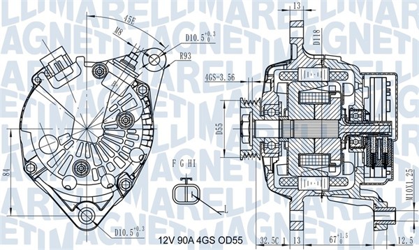 063731725010, Dynamo, Generátor, MAGNETI MARELLI, 23100-AX600, 71747925, 112162, 165541080, 227189802, 2542694, 2542694B, 28-4855, 401725RI, 8EL738145-001, 9090353, 934289, AEB1725, CAL15293, JA1725IR, 2542694A, CAL15293AS, LRA02353, 437455, LRA2353, 439490, TG8C011