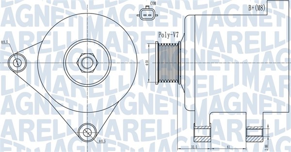 063731918010, Dynamo, Generátor, MAGNETI MARELLI, 7711368601, 8200474219, 8200660041, 12090334, 124525101, 124525538, 2010496.0, 2303321402, 28-5780, 301918RI, 440891, 575575150, 8EL738211-851, 9090557, 930553, AEK3168, CAL10496, LEA0786, 124525151, 2303321502, 301918RIB, 443049, CA1918IR, CAL10496AS, LRA03168, 443408, 986081100
