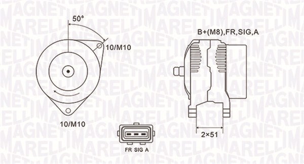 063731941010, Dynamo, Generátor, MAGNETI MARELLI, 1302007, 1496231, 4M5T10300KA, 4M5T10300KB, 0986083080, 1042103630, 114250, 209419A, 27-5526, 301941RIM, 440349, 4723, A6026, CA1941IR, CAL40216AS, LRA02912, 210330, 210330A