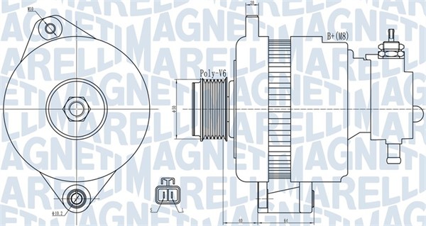 063732018010, Dynamo, Generátor, MAGNETI MARELLI, 21319261, 21319262, 3730027020, 37300-27020, 3730027021, 37300-27021, 02131-9261, 2261981202, 285667, 302018RI, 930243, CA2018IR, CAL32139, IAJ0039, LRA03055, 02131-9262, 28-5667