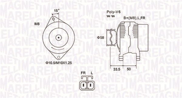 063732020010, Dynamo, Generátor, MAGNETI MARELLI, 37300-2B101, 37300-2B200, 37300-2B400, 12060906, 155569090, 210649, 224301902, 2608339, 28-5893, 302020RI, 9090592, 986082210, AEC2020, CA2020IR, CAL32131, LEA0744, LRA03281, 2655447, 302020RIV, CAL32131AS, A0002655447, TG9S075