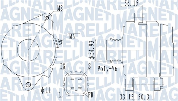 Dynamo - 063732027010 MAGNETI MARELLI - 27060-0T020, 27060-0T021, 27060-0T060