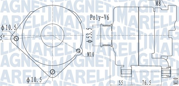 Dynamo - 063732095010 MAGNETI MARELLI - 12317796125, 12317801173, 2015382.1